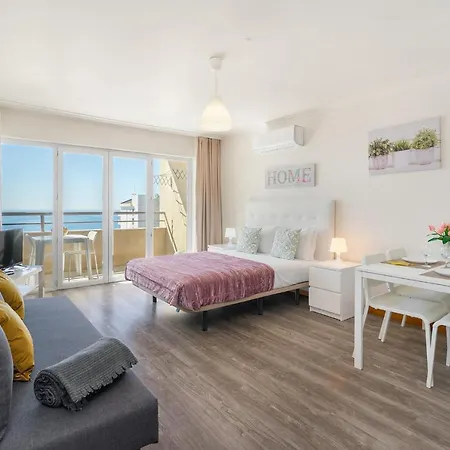 Da Rocha, 17 H, Frontal Sea View, Wonderful Studio, Air Conditioning, Two Pools, Internet, Parking - Jardins Da Rocha By Ig Appartamento