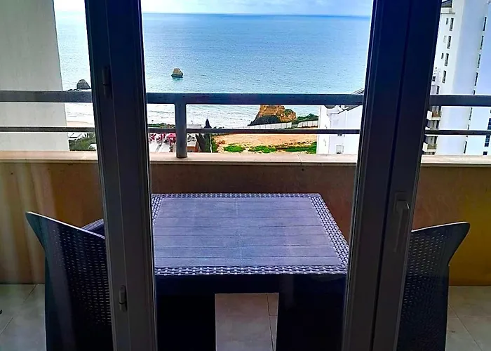 Da Rocha, 17 H, Frontal Sea View, Wonderful Studio, Air Conditioning, Two Pools, Internet, Parking - Jardins Da Rocha By Ig ポルティマン