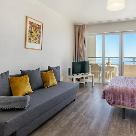 Apartamento Da Rocha, 17 H, Frontal Sea View, Wonderful Studio, Air Conditioning, Two Pools, Internet, Parking - Jardins Da Rocha By Ig *